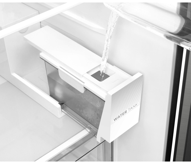 Lodówka Midea MDRS925CIE46M Side by Side No Frost 177,5cm Inox Dzbanek Kostkarka 700L - 1525963 - zdjęcie 12
